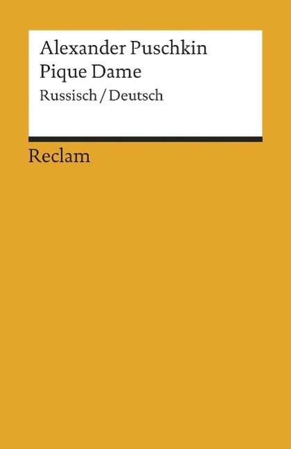 Cover for Alexander S. Puschkin · Reclam UB 01613 Puschkin.Pique Dame (Book)