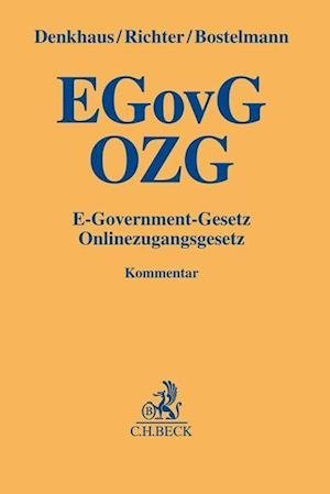 Cover for Wolfgang Denkhaus · E-Government-Gesetz / Onlinezugangsgesetz (Hardcover Book) (2019)
