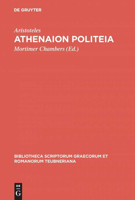 Athenaion politeia - Aristoteles - Books - K.G. SAUR VERLAG - 9783598711138 - 1994