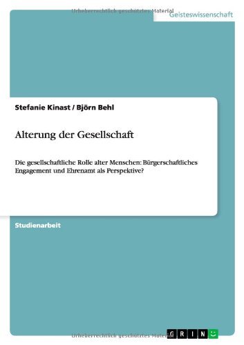 Cover for Kinast · Alterung der Gesellschaft (Book) [German edition] (2011)