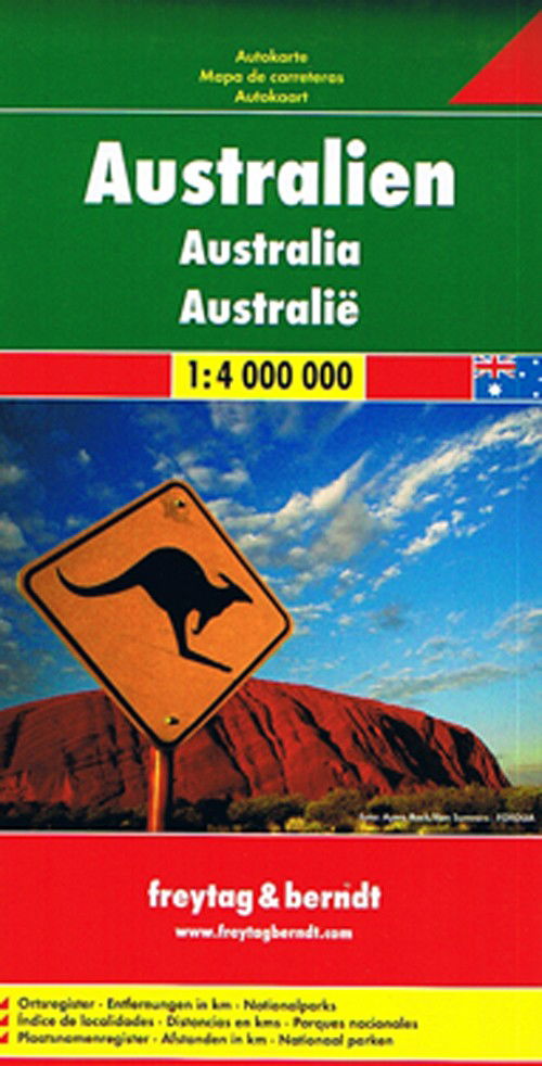 Cover for Freytag &amp; Berndt · Freytag &amp; Berndt Road Map: Australia (Bog) (2008)