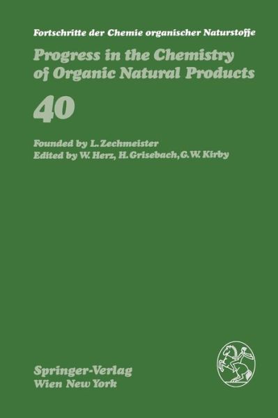 Fortschritte der Chemie organischer Naturstoffe / Progress in the Chemistry of Organic Natural Products - Fortschritte der Chemie organischer Naturstoffe   Progress in the Chemistry of Organic Natural Products - P a Cadby - Books - Springer Verlag GmbH - 9783709186138 - February 12, 2012