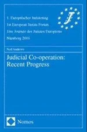 Cover for Neil Andrews · Judicial Cooperation : Recent Progress (Book) (2001)