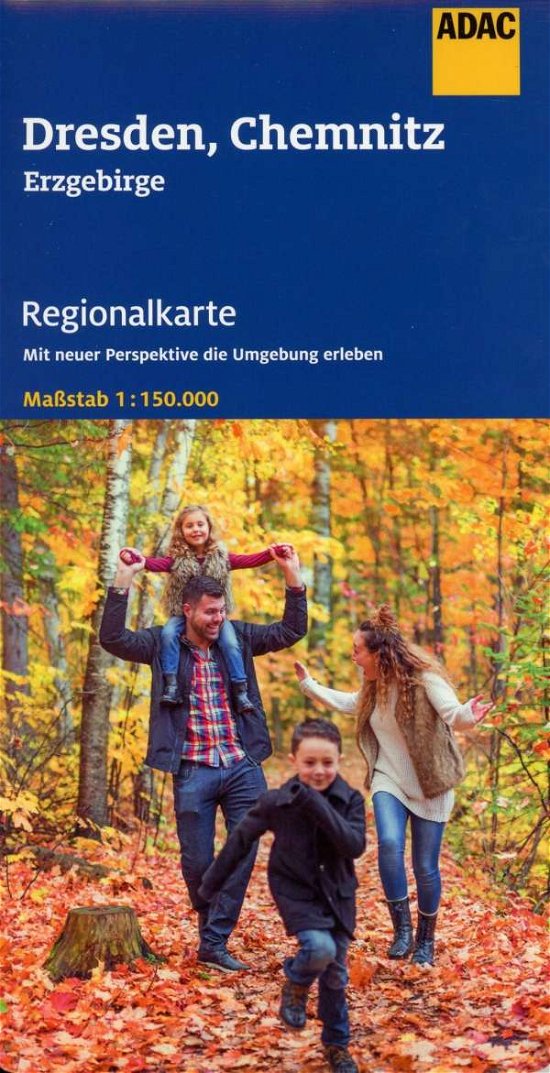 Cover for ADAC Verlag · ADAC Regionalkarte: Blatt 10: Dresden, Chemnitz (Print) (2020)
