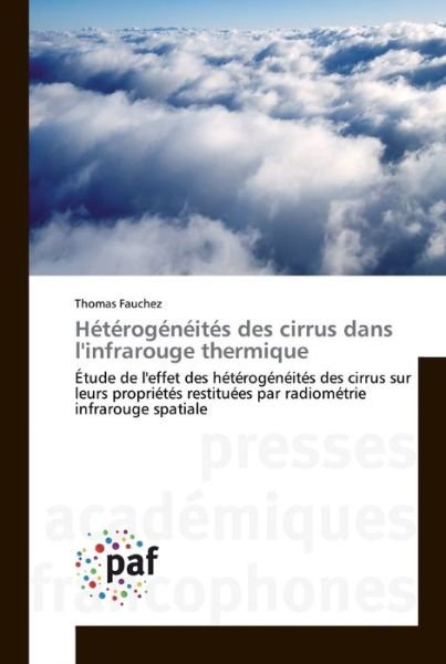 Cover for Fauchez · Hétérogénéités des cirrus dans (Bog) (2019)
