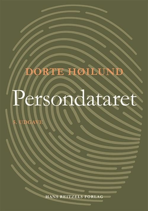 Cover for Dorte Høilund · Persondataret (Inbunden Bok) [5:e utgåva] (2024)