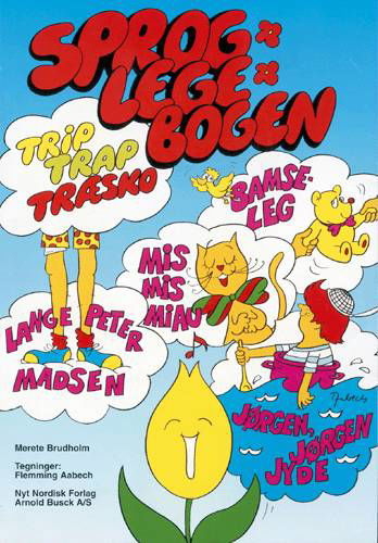 Cover for Merete Brudholm · Trip Trap Træsko. Sproglegebogen (Sewn Spine Book) [1. Painos] (1997)