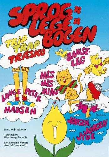 Cover for Merete Brudholm · Trip Trap Træsko. Sproglegebogen (Heftet bok) [1. utgave] (1997)