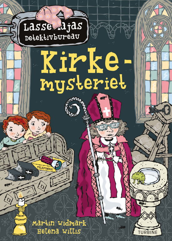 Cover for Martin Widmark · Kirkemysteriet - LasseMajas Detektivbureau (Hardcover bog) [1. udgave] (2019)