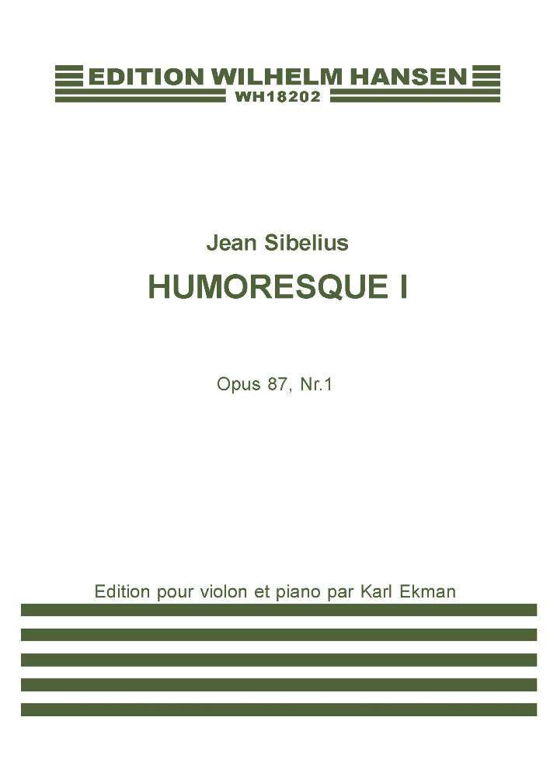 Cover for Jean Sibelius · Humoresque 1, op.87 (Book) [1st edition] (2001)