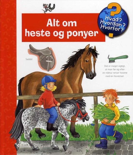 Cover for Andrea Erne · Alt om heste og ponyer (Cardboard Book) [1st edition] (2014)