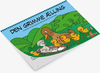 Sprog&Leg og Anne LIndhard · Den grimme ælling (Spiralbuch) [1. Ausgabe] (2024)