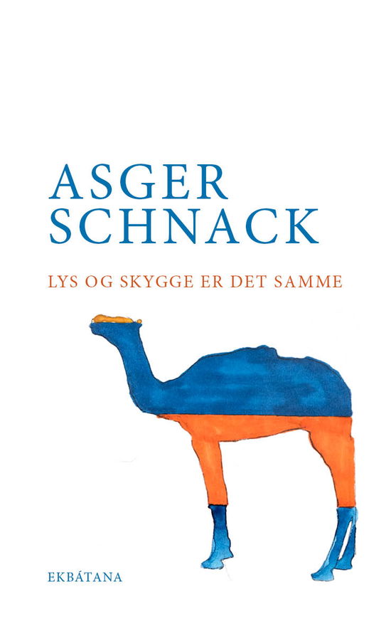 Cover for Asger Schnack · Lys og skygge er det samme (Sewn Spine Book) [1º edição] (2023)