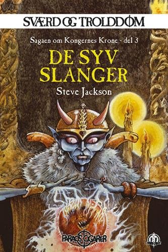 Cover for Steve Jackson · Sværd og Trolddom: Sværd og trolddom 17: De syv slanger (Paperback Book) [1º edição] (2024)