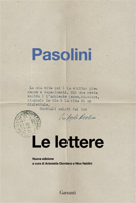Cover for Pier Paolo Pasolini · Le Lettere (Bog)