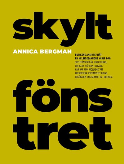 Cover for Annica Bergman · Skyltfönstret (Paperback Book) (2024)