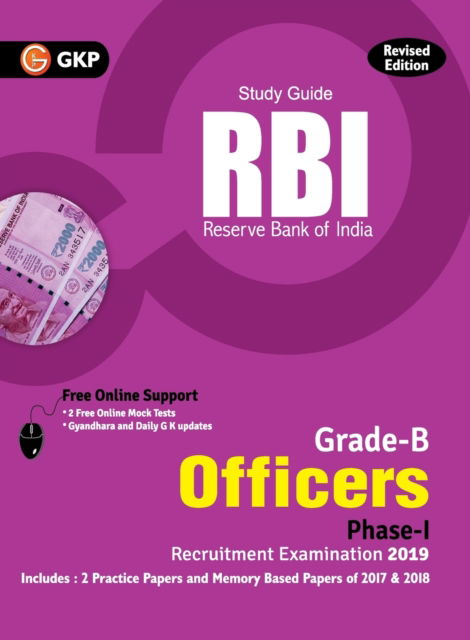 Rbi 2019 Grade B Officers Ph I Guide - Gkp - Libros - G. K. Publications - 9789389573138 - 29 de noviembre de 2020