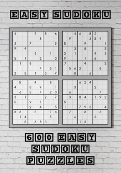 Cover for Lauryn Brynne Hildebrand · Easy Sudoku: 600 Easy Sudoku Puzzles (Paperback Book) (2022)