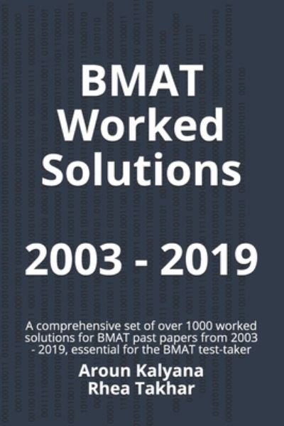 Cover for Rhea Takhar · BMAT Worked Solutions 2003 - 2019 (Paperback Book) (2020)