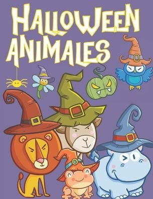 Cover for Bee Art Press · Halloween Animales (Paperback Book) (2020)