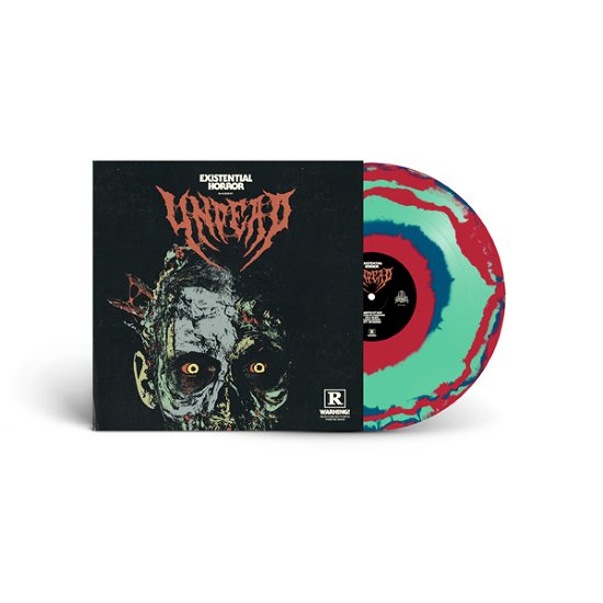 Cover for Undead · Existential Horror (Red / Blue / Teal Swirl Vinyl) (LP) (2021)