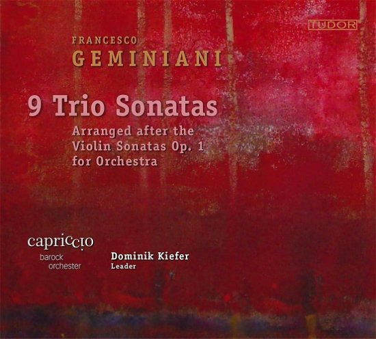 Cover for Kiefer,Dominik / Capriccio Barockorchester · 9 Trio Sonatas (CD) (2024)