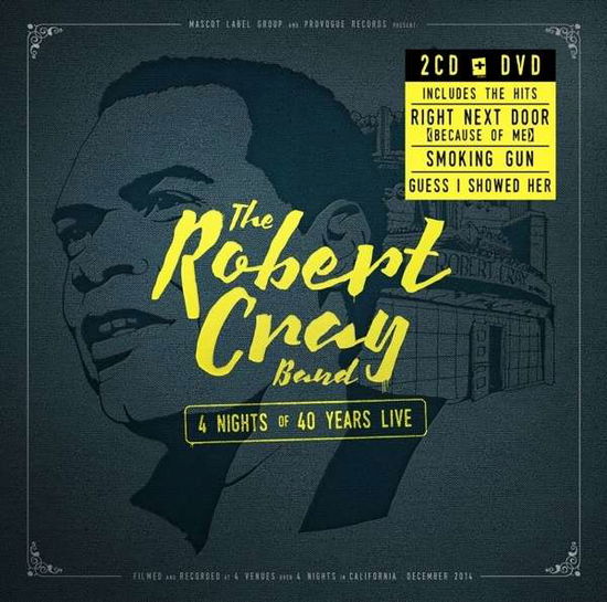 Cover for Robert Cray · 4 Nights of 40 Years Live (DVD/CD) (2015)