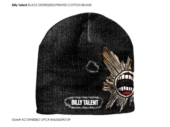 Cover for Schwarz · Billy Talent: Black With Distressed Reveal Tears (Berretto) (MERCH)