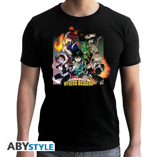 Cover for TShirt · MY HERO ACADEMIA - Group - Mens T-Shirt - (MERCH) [size XS] (2021)