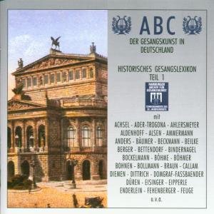 Various Artists - Abc Der Gesangskunst 1 - Musik - CANTUS LINE - 4032250010139 - 6. Januar 2020