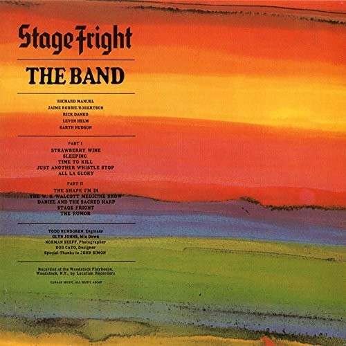 Cover for The Band · Stage Fright (CD) (2014)