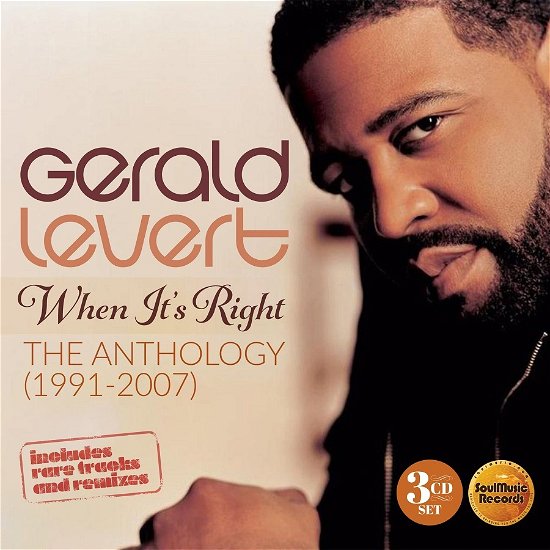 When Its Right - The Anthology 1991-2007 - Gerald Levert - Musik - CHERRY RED - 5013929091139 - 21. juli 2023