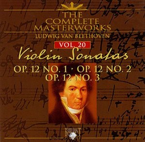 Cover for Verhey Emmy / Moerdijk Carlos · Violin Sonatas Op. 12 No. 1 / Op. 12 No. 2 / Op. 12 No. 3 (CD) (1997)