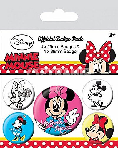 Cover for Minnie Mouse · DISNEY - Pack 5 Badges - Minnie Mouse (MERCH) (2019)