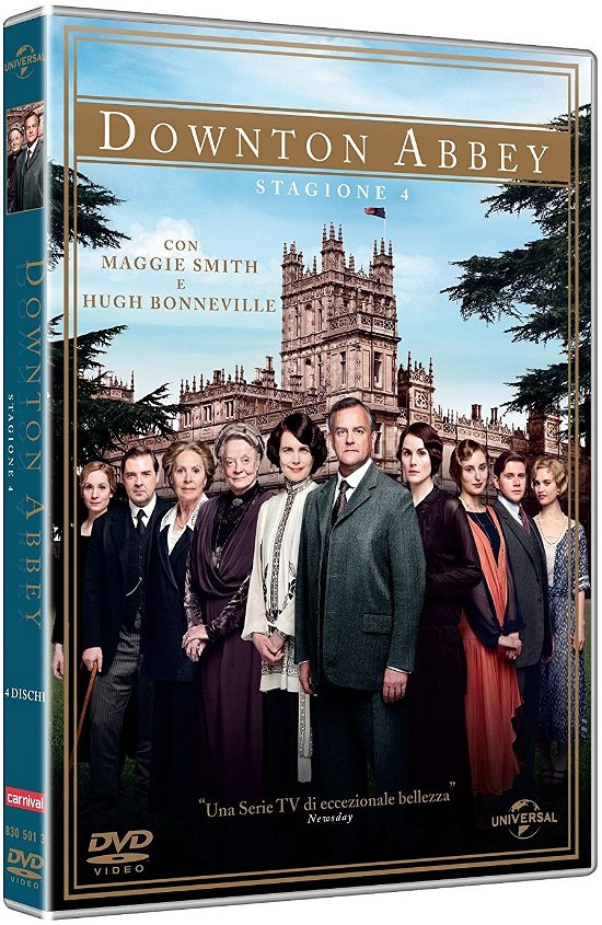 Cover for Hugh Bonneville,elizabeth Mcgovern,maggie Smith,penelope Wilton · Downton Abbey - Stagione 04 (DVD) (2015)