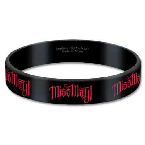 Miss May I Gummy Wristband: Logo - Miss May I - Koopwaar - Unlicensed - 5055295369139 - 25 november 2014