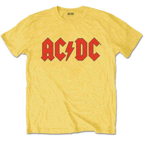 Cover for AC/DC · AC/DC Kids T-Shirt: Logo (3-4 Years) (T-shirt) [size 3-4yrs] [Yellow - Kids edition]