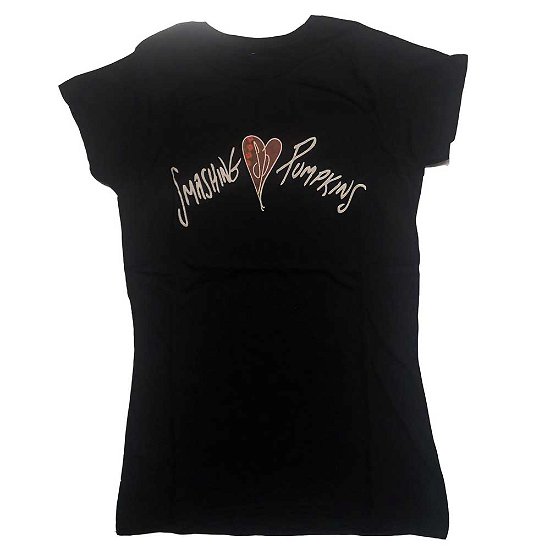 The Smashing Pumpkins Ladies T-Shirt: Gish Heart - Smashing Pumpkins - The - Merchandise -  - 5056561003139 - 