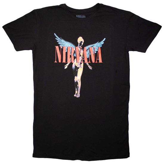 Cover for Nirvana · Nirvana Ladies T-Shirt Dress: Angelic (CLOTHES) [size S] (2024)