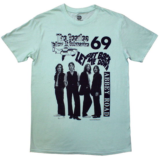 Cover for The Beatles · The Beatles Unisex T-Shirt: 1969 (Green) (T-shirt) [size S] (2024)