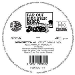 Cover for Far Out Monster Disco Orchestra · Vendetta (Al Kent Remix) (12&quot;) [Remix edition] (2017)