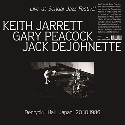Live at Sendai Jazz Festival 1986 - Keith Jarrett - Muziek - Alternative Fox - 5060672883139 - 19 juli 2019
