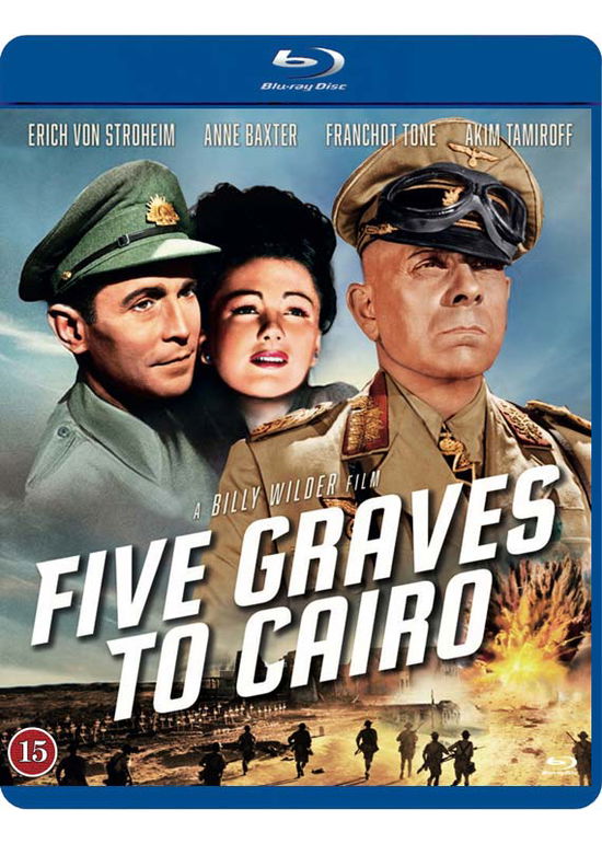 Cover for Five Graves to Cairo (Blu-Ray) (2023)