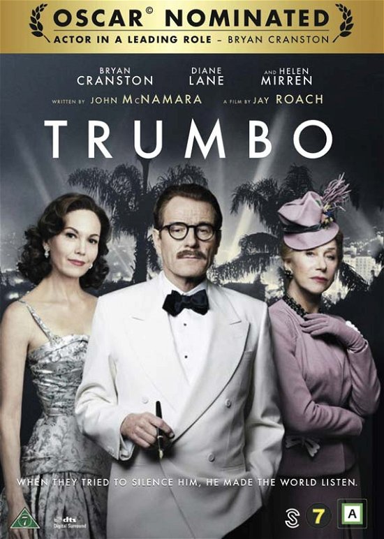 Trumbo - Bryan Cranston / Diane Lane / Helen Mirren - Film -  - 5706168998139 - 7. juli 2016
