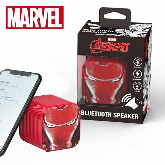 Wonder Avengers Iron Man Bluetooth 4.0 Portable Speaker (3w) - Marvel - Produtos - TRIBE TECHNOLOGY - 8055186273139 - 31 de março de 2020