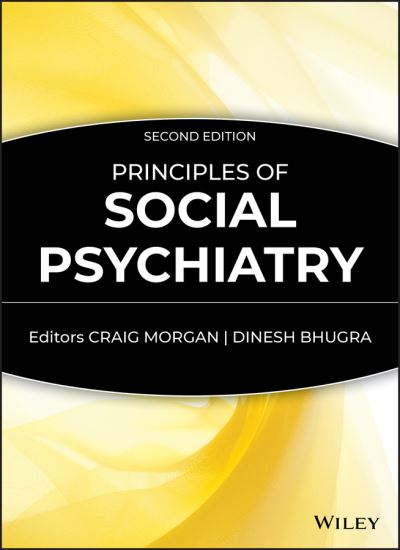 Cover for D Morgan · Principles of Social Psychiatry (Hardcover Book) (2010)