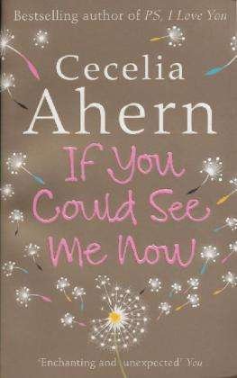 If You Could See Me Now - Cecelia Ahern - Libros - Hachette Books - 9780786891139 - 1 de agosto de 2007