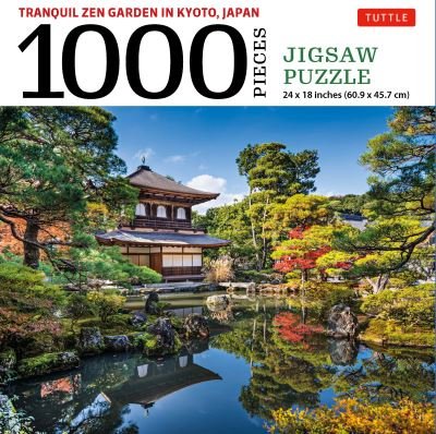 Tranquil Zen Garden in Kyoto Japan- 1000 Piece Jigsaw Puzzle: Ginkaku-ji, Temple of the Silver Pavilion (Finished Size 24 in X 18 in) - Tuttle Studio - Jeu de société - Tuttle Publishing - 9780804854139 - 13 avril 2021