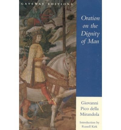 Cover for Giovanni Pico Della Mirandola · Oration on the Dignity of Man (Paperback Bog) (1996)