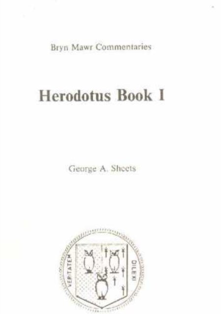 Cover for Herodotus · Book 1: Text in Greek, Commentary in English (Taschenbuch) (1993)